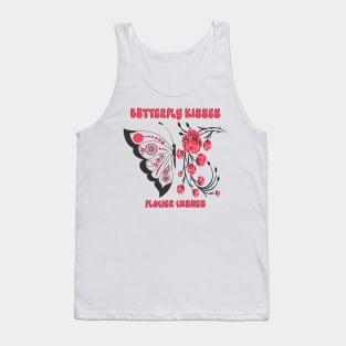 Flowers Wishes Butterfly Wings Best Gift For Mothers day Tank Top